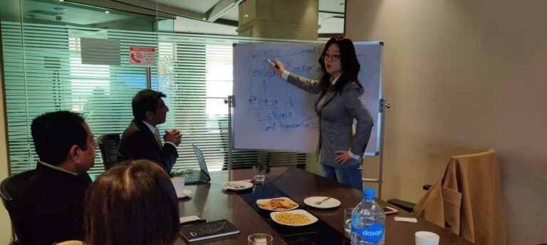 China market entry step 1 - preparation meeting between foreign investor and Rheaura Group consultants in China